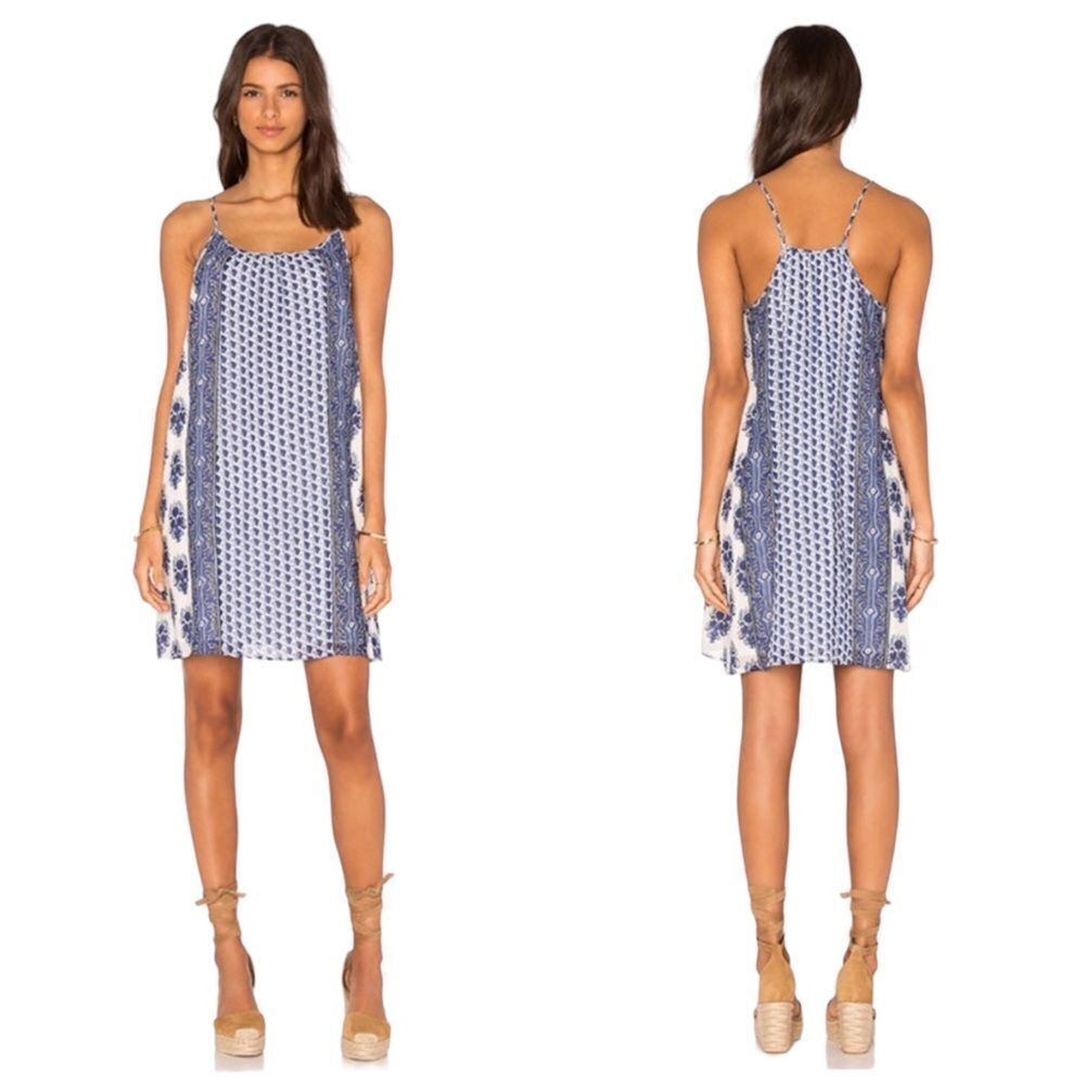 Soft Joie Jorell Porcelain Atlantic Trapeze Mini Dress Sz S